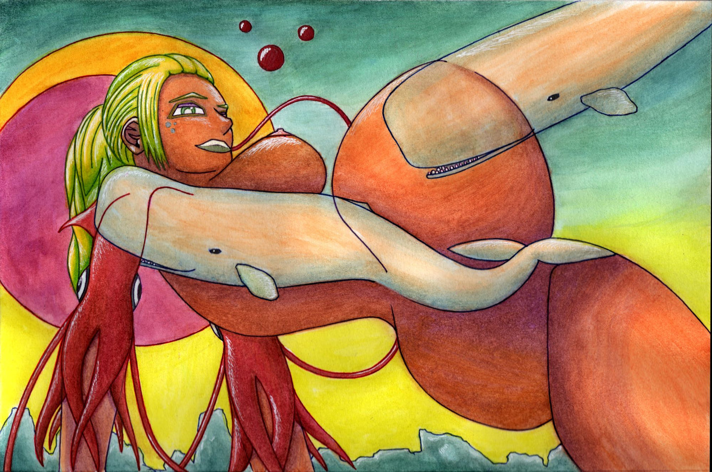 "MGII: The Whale White Like Alabaster Stone/Young Moby" Abernathie Colette