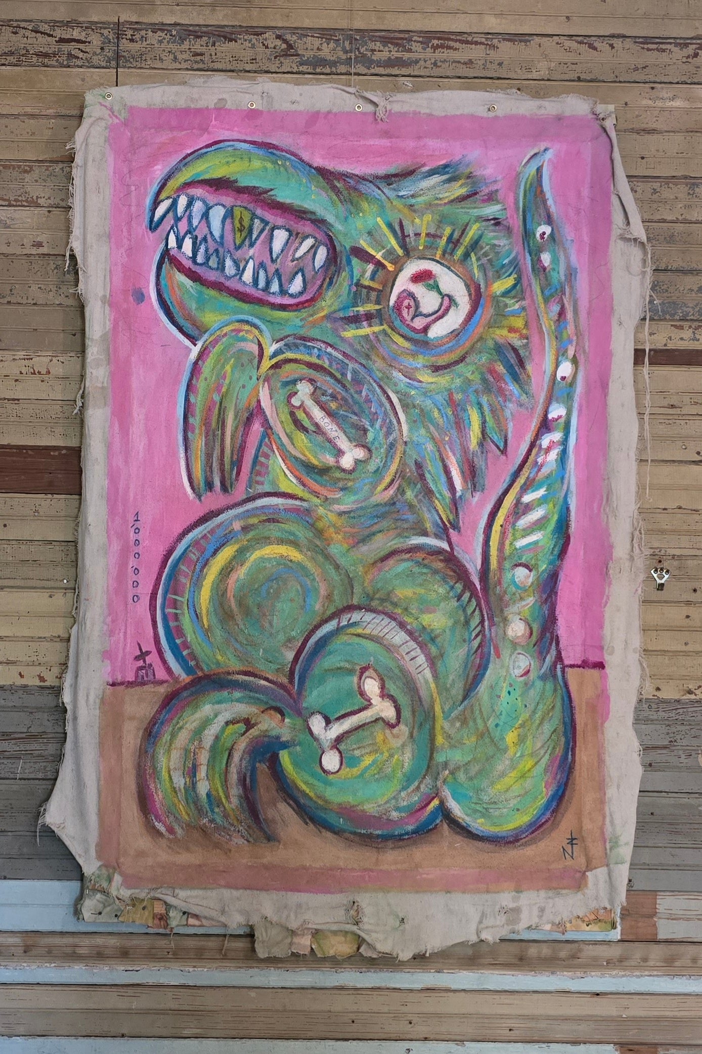 "Dragging That Serpent with All of That Divinity" by Nate Zen