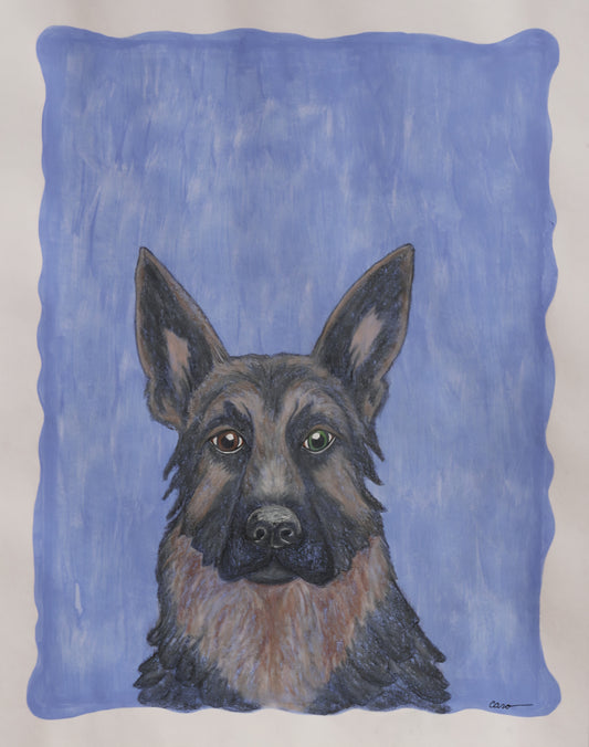 Caroline Gonzales: “Dog #8: German Shepherd”